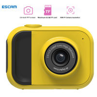 ESCAM กล้องถ่ายรูปเด็ก Toy Camera Digital for Kids กล้องดิจิตอลสำหรับเด็ก1080Pความละเอียด2.0หน้าจอขนาดนิ้วAuto Focusการศึกษากล้องของเล่น