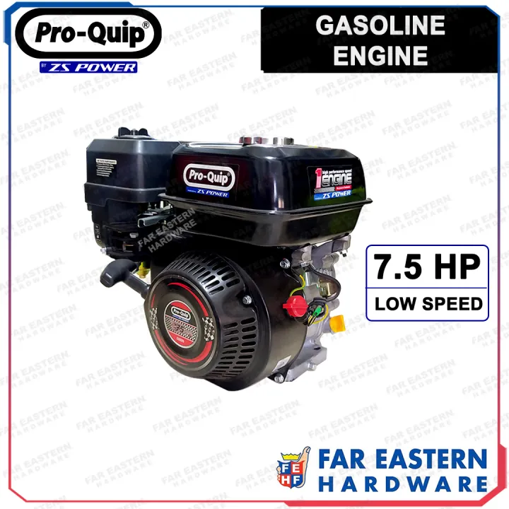PROQUIP Gasoline Engine Low Speed 7.5HP Motor PZGB225R PROQUIP By ZS