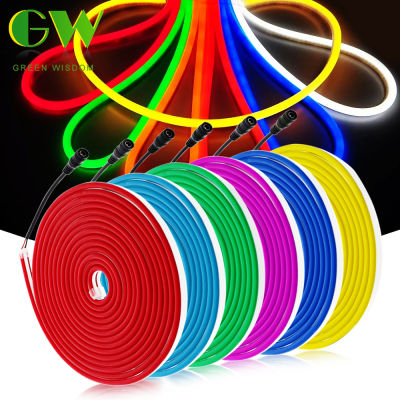 Neon LED Light DC 12V Flexible LED Strip Colorful Neon Rope Tube Waterproof Advertising Christmas Party Decoration Lamp LED Tape