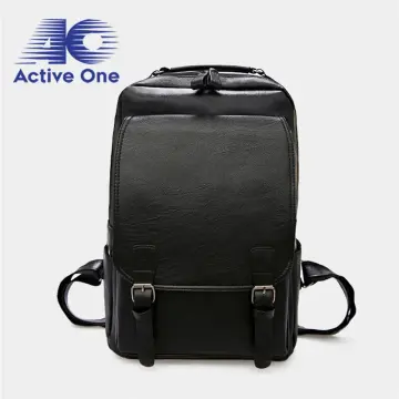 Leather backpack cheap online malaysia