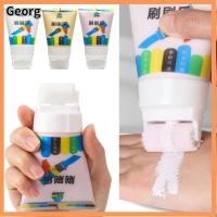 GEORG ง่ายต่อการใช้ การปรับปรุงผนัง DIY โฆษณา สีขาวสี เครื่องมือทำความสะอาด แปรงสำหรับผม แปรงกลิ้งขนาดเล็กสีน้ำยางติดผนัง ลูกกลิ้งแปะติดผนัง แปรงกลิ้งครีมซ่อมแซมผนัง