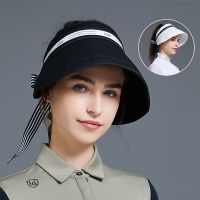 Love Golf Ladies Sports Hats Sunscreen Sun Visor Caps Women Anti-UV Empty Top Foldable Bucket Hat Female Breathable Wide Brim Fisherman