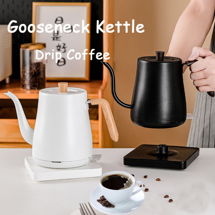 Electric Stainless Steel Gooseneck Kettle Hand Brew Coffee Pot