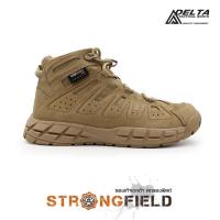 NEW DELTA STRONGFIELD รองเท้าฝึกยุทธวิธี รุ่นใหม่เท่ห์ลุยกว่าเดิม ใช้ผ้า cordura กันน้ำคุณภาพ ระบายอากาศและความชิ้นได้ดี ใส่ไม่ปวดเท้า