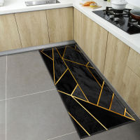 (ร้อน) norddic KITCHEN MAT Home Entrance พรมเช็ดเท้าเรขาคณิตห้องนอนห้องนั่งเล่นตกแต่งพรม Anti-SLIP ระเบียงห้องน้ำ Mate