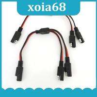 xoia68 Shop 1 SAE to 2 SAE Power Extension Connector plug Cable solar panel battery Adapter Quick Connect Disconnect 14AWG 18AWG 10A 20A