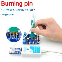 【In-Stock】 Green Street Pitch 1.27มม. 4P / 5P / 6P / 7P/ 8P PIN Test Burning Pin Debug ดาวน์โหลดโปรแกรม ARM JTAG Burn Pin