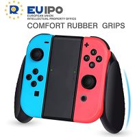 Mooroer Grip เข้ากันได้กับนินเท็นโดสวิตช์/สวิตช์ OLED Joy-Con 3ชิ้นชุดที่เก็บของมือจับบังคับสวิต์ชเกมส์สำหรับ Nintendo จอยที่สามารถนำมาประกอบกันได้