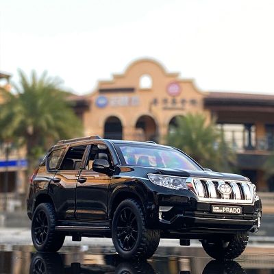1:32 Toyota Prado SUV Alloy Car Diecasts Metal Toy Vehicles Car Model Collection LAND CRUISER Simulation Car Model Kids Toy Gift