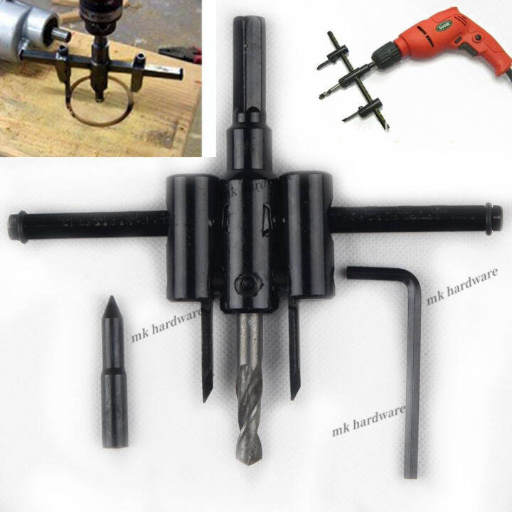 SL heavy duty Adjustable wood hole saw opener woodworking drill bit