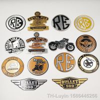 ✇▦ FASP Decal sticker be Retro Royal Enfield Motorbike Emblem Badge aluminum standard Decorative stickers