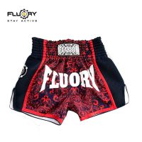 FLUORY fire base 2018 new muay thai shorts mens fashion pattern fighting boxing shorts sanda boxing suit