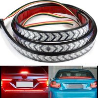 Lampu ekor LED mobil truk dinamis lampu ekor LED mobil lampu peringatan DRL lampu rem mundur Strip lampu sein