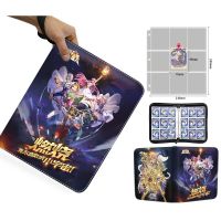 PU 50 Pages 4/9Grids Saint Seiya Card Album Athena Hades Poseidon Leather Card Holder Book Game Anime Collection Toys Kids Gift