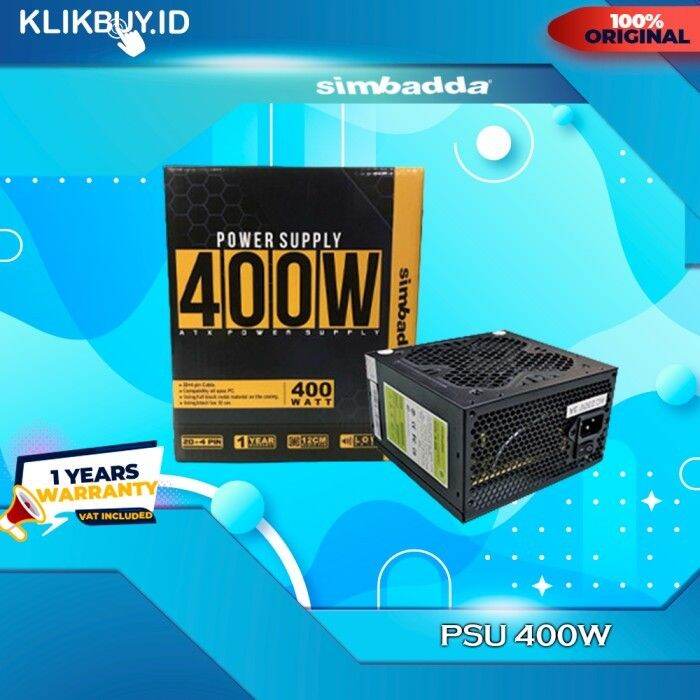 PSU SIMBADDA 400W BOX POWER SUPPLY PC SIMBADDA Lazada Indonesia