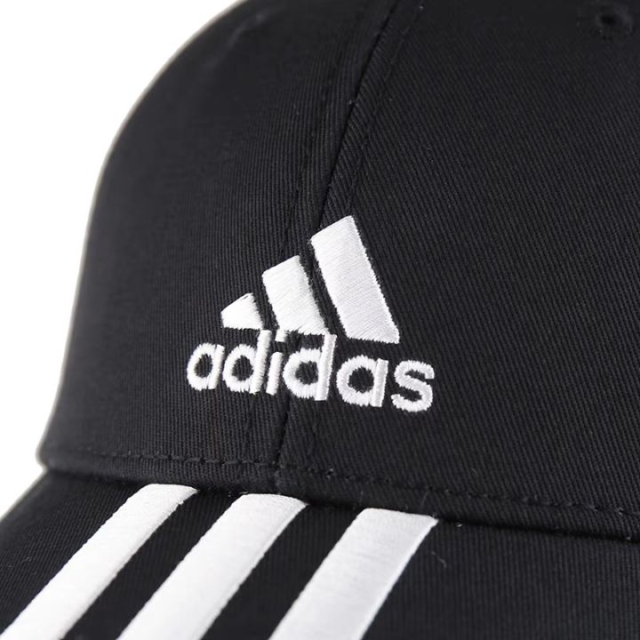 adidasหมวกแฟชั่น-หมวกผ้าฝ้าย-สีทึบหมวกเบสบอลหมวกกลางแจ้งหมวกบังแดด