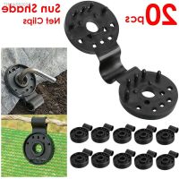 ▤☁ 20pcs Shade Cloth Clips Shade Fabric Clamps Accessories Grommets For Net Mesh Cover Sunblock Fabric In Garden Backyard Greenhous