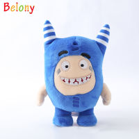 Belony 1 Pcs 35ซม.Oddbods Newt Buuble Pogo Zee Jeff ฟิวส์ Slick ตุ๊กตากำมะหยี่ยัดไส้ของเล่นเด็กคริสต์มาสของขวัญ