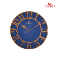 DOGENI นาฬิกาแขวนผนัง รุ่น WNW022BU WNW022GR (สีน้ำเงิน/สีเขียว) ขนาด : กว้าง 38.5 x สูง 38.5x หนา 4.5ซม. นาฬิกาติดผนัง หน้าปัดไล่ระดับสี ตัวเลข 3 มิติ กระจกโค้ง ระบบ Quartz Wall Clock Dekojoy