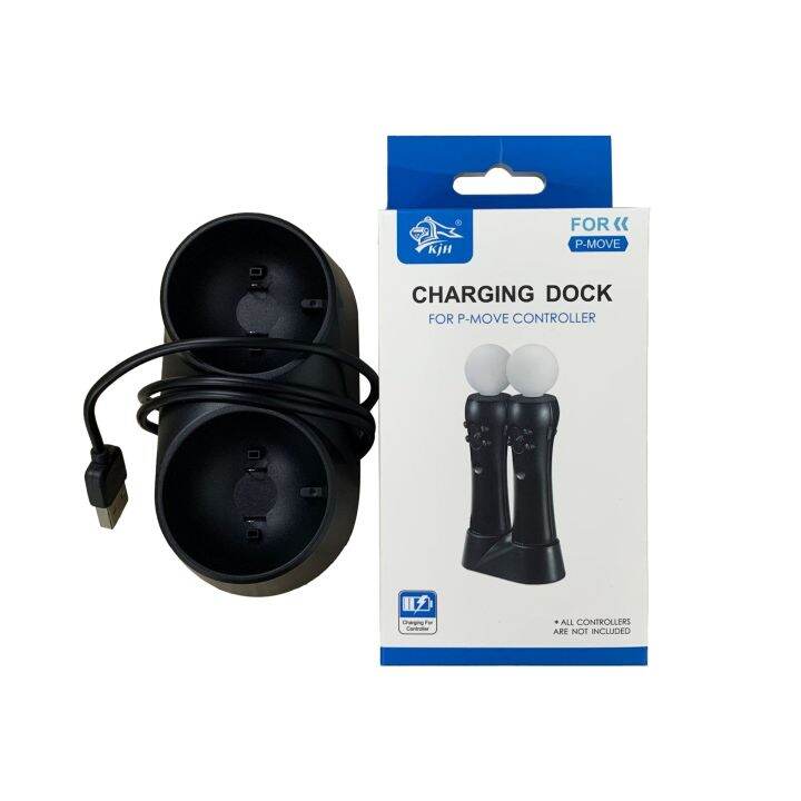 Dual Charger Dock For PS3 / PS4 VR Motion Controller Playstation Move