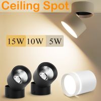 LED Down Light Spot Led 5/10/15W  Ceiling Spotlights Led Downlight 220V COB Surface Mounted Lamp Room Kitchen Bedroom Indoor  by Hs2023