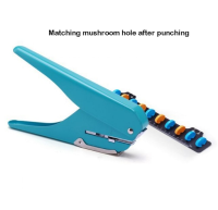 Paper Punches Creative Mushroom Notebook Hole Puncher Stationery Puncher Hand Book Loose-leaf Manual Punching Disc Puncher