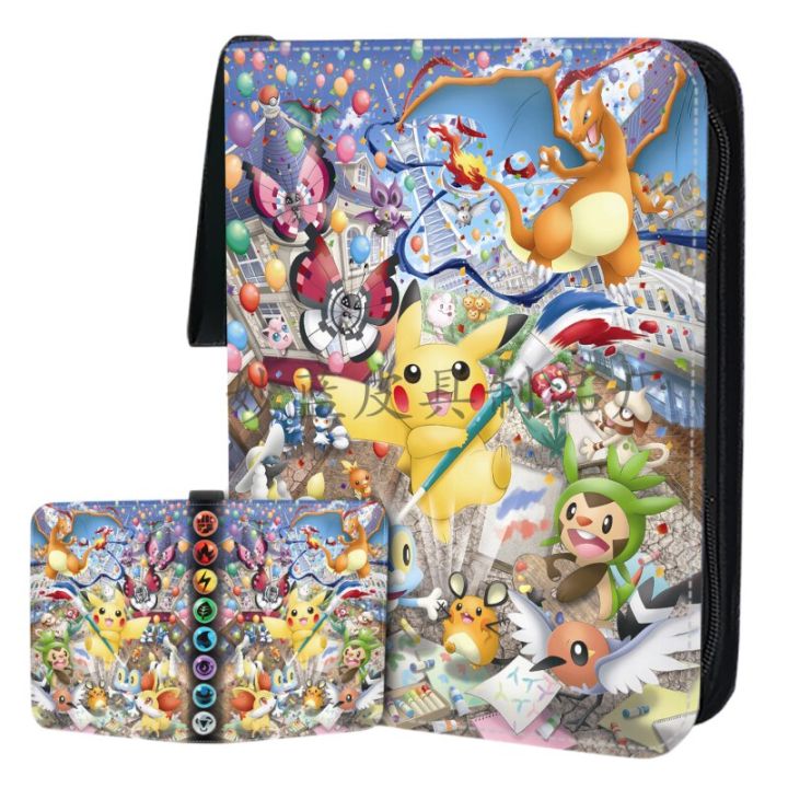 400 Pokemon, Eevee, Charizard, Pikachu, Game Card Collection Card Book ...