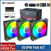 ชุดพัดลม Argh 120Mm Ventlador IWONGOU พัดลม4Pin Aura ซิงค์คูลเลอร์สำหรับ Casing PC พื้นที่ไม่จำกัดคอมพิวเตอร์ตัวควบคุมการระบายความร้อน