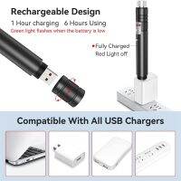 ℗ Rechargeable Green Laser-Pointer Long Range High Power Laser-Pointer Pen TV LED LCD Strong Laser-Pointer