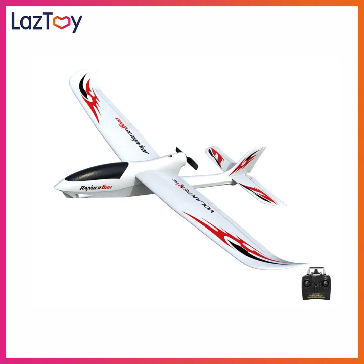 TOYSMARS Volantex 761-2 RC Airplane 2.4GHz 3 Channel Gyro Ranger 600 RC ...