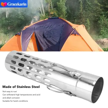 Camping Hot Tent Wood Stove Chimney Anti-scalding Cover Stovepipe Flue  Guard Chimney Tent Protector Firewood