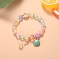 Crystal Beads celet Women Girls Butterfly Pendant celets Student Cute Bangle Handmade Korean Style Jewelry Gifts