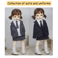 16 Bjd Clothes Pleated Skirt Suit Joints Dolls Uniforms Doll Accessories College Style School Uniforms