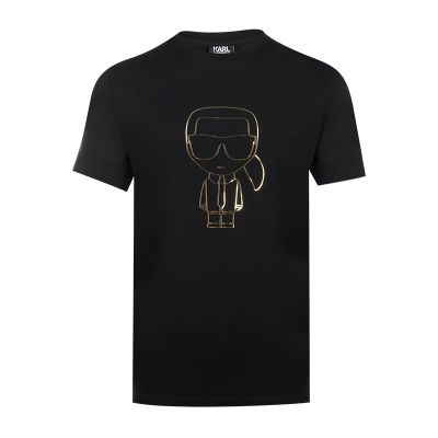 Karl Lagerfeld graphic cotton O-neck T-shirt for men