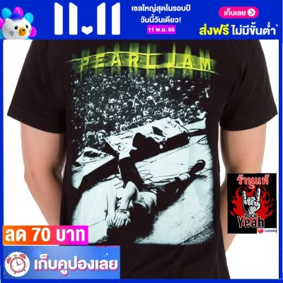 เสื้อวง PEARL JAM เสื้อวินเทจ ผ้าร้อยแท้ เพิร์ลแจม ไซส์ยุโรป RDM503