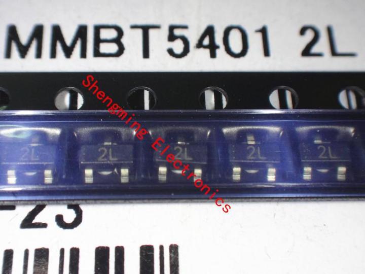 100pcs-2n5401-mmbt5401-2l-sot-23-smd-pnp-transistor