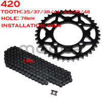 420 Chain 140 Links 35T37T39T41T43T45T48T Motorcycle Sprockets Rear Back Sprocket Cog For 110cc 125cc 140cc Dirt Pit Bike