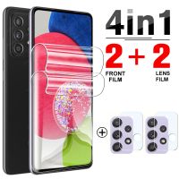 4in1 Hydrogel Film For Samsung Galaxy A52s 5G A54 A34 A14 A13 A52 A53 A73 A23 A32 A33 4G Protective Screen Protector Not Glass Vinyl Flooring