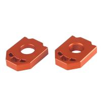 】【=-【 Chain Adjuster Axle Block For SX SXF XC XCF EXC EXCF XCW XCFW 85 125 150 200 250 300 350 400 450 500 505 525 530 Motorcycle