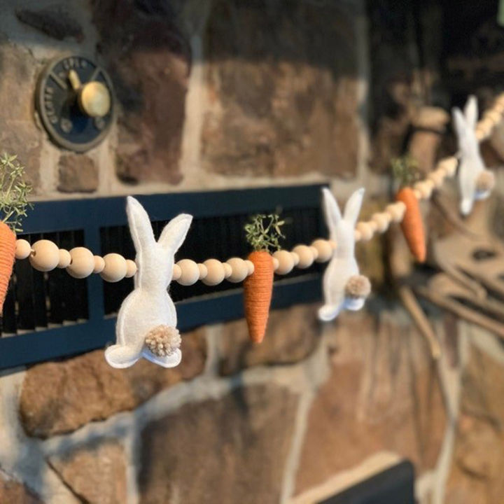 pendant-farmhouse-easter-party-hanging-decorations-stuffed-rabbit-spring-decoration-carrot-garland