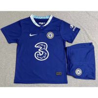 2223 KIDS JERSEY CHELSEA Home Football JERSEY set Blue SHORT Sleeve SHORT pants JERSEY kits unisex Soccer Football JERSEY Size 16-18 for 2- 13 years Old KIDS Football JERSEY set