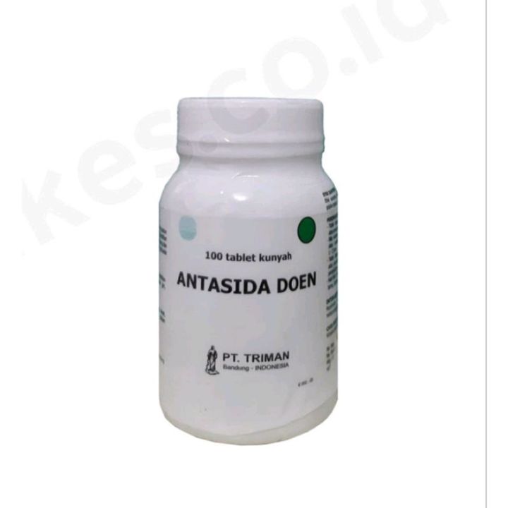 Antasida Doen Botol / 100 Tablet Kunyah Triman -- Antasid Antacida ...