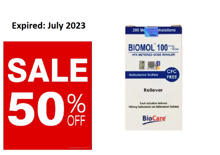 [JUAL MURAH] (Expired 30/6/2023) Biomol inhaler reliever/ Metered Dose