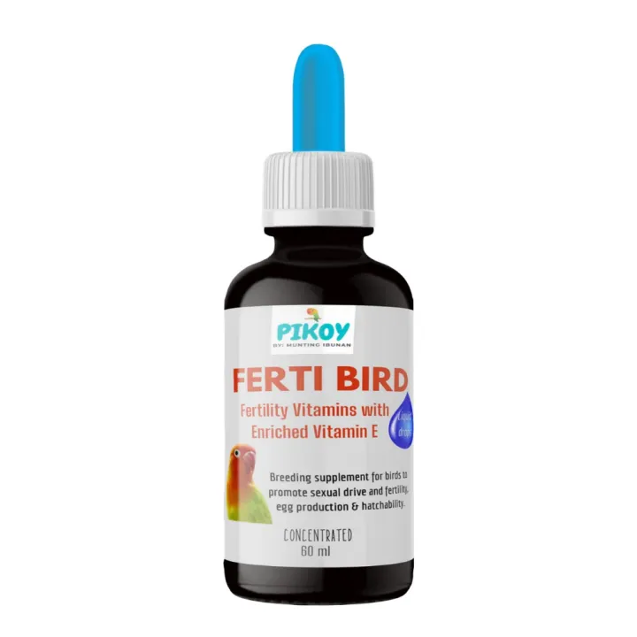 PIKOY FERTI BIRD Liquid Fertility Vitamin Drops with Enriched Vit E for