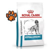 (ส่งฟรี)Royal Canin Hypoallergenic อาหารสุนัขชนิดเม็ด สูตรสุนัขแพ้อาหาร 14 kg