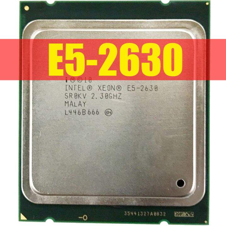 In xeon e5 2630 SR0KV 2,3 GHz 7.2GTs 15 MB seis CORE LGA2011 E5-2630 Processore CPU 100 normal work