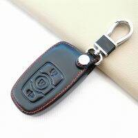 ✧ Hot Sale Genuine Leather Car Key Fob Cover for Great Wall Haval H6 2015 C50 Hoist Case Key Wallet Chain Auto Accessorie