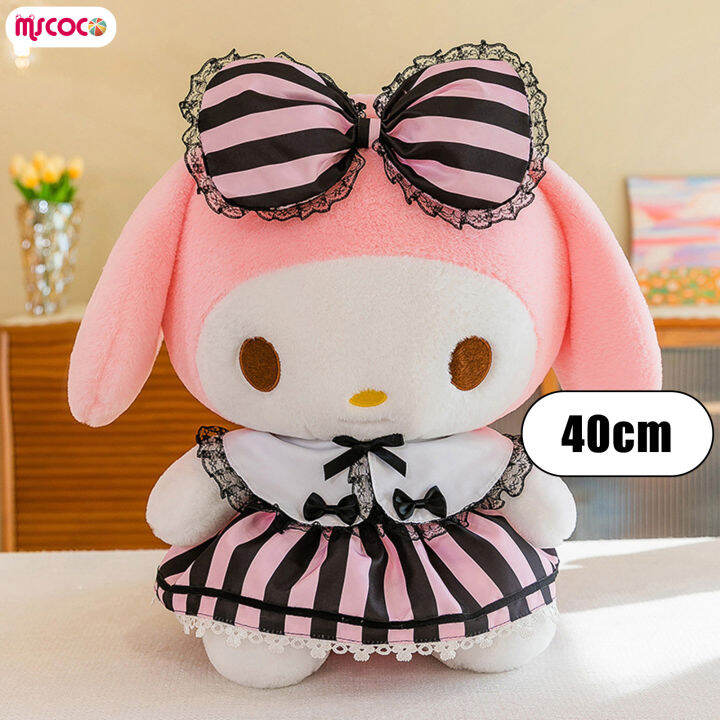 mscoco-ของเล่นตุ๊กตาเมโลดี้น่ารัก-kuromi-ของเล่นตุ๊กตาเหมือนจริงตุ๊กตาสตัฟขนนุ่มสบายผิวเป็นมิตรกับวันเกิดสำหรับเด็กของขวัญวันเด็ก