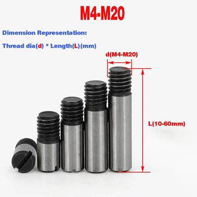 Pin Silinder Benang Eksternal Batang Pin Silinder Ekor Terpisah M4-M20