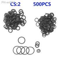 ◄♕ O Ring 500/200/100/50pcs Black NBR Sealing O-Ring CS 2mm Nitrile Rubber Bands High Pressure O-Ring Waterproof Oil Wear Resistant